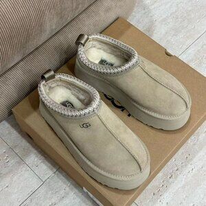 Ugg Women's Tazz Platform Slipper Mustard Seed NWT